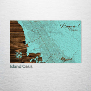 Hayward, California Street Map