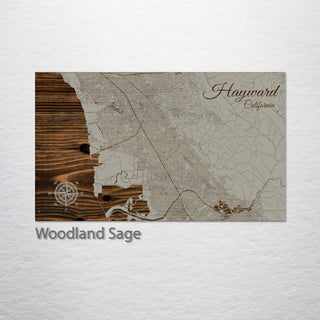 Hayward, California Street Map