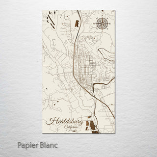 Healdsburg, California Street Map