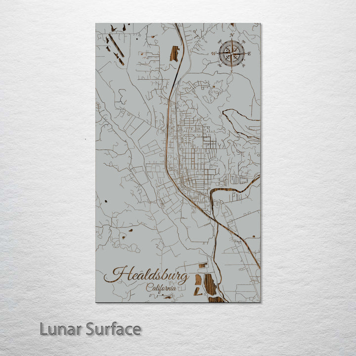 Healdsburg, California Street Map