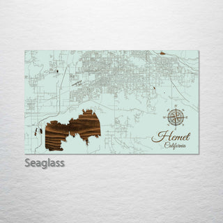 Hemet, California Street Map