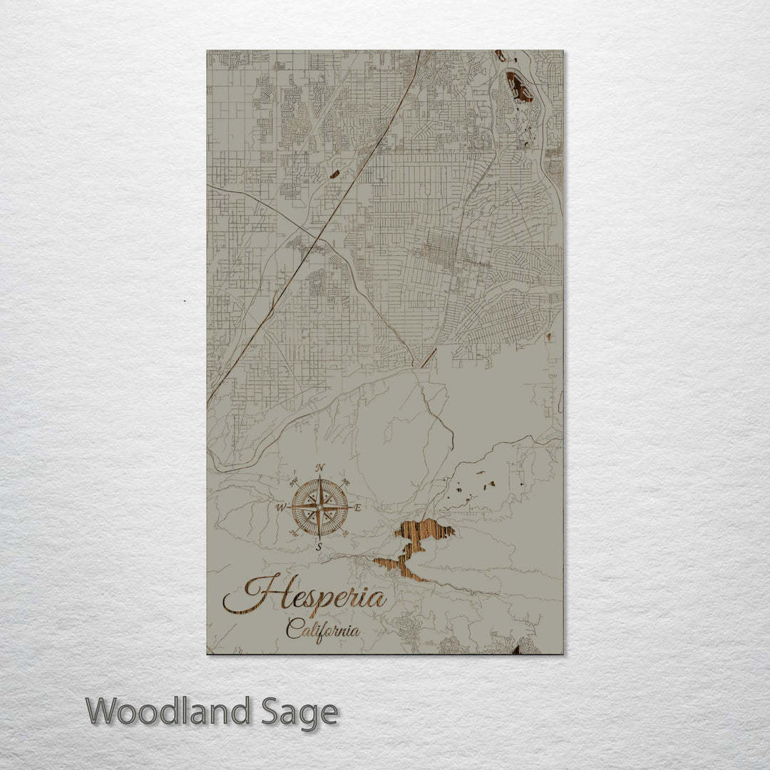 Hesperia, California Street Map