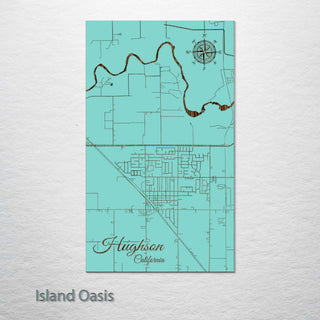 Hughson, California Street Map