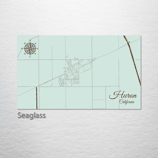 Huron, California Street Map