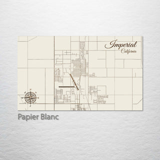 Imperial, California Street Map