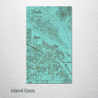 Indio, California Street Map