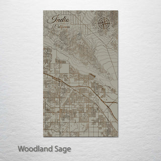 Indio, California Street Map