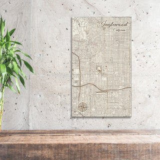Inglewood, California Street Map