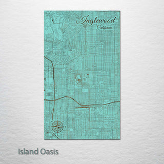 Inglewood, California Street Map