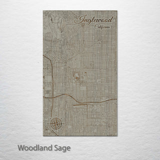 Inglewood, California Street Map
