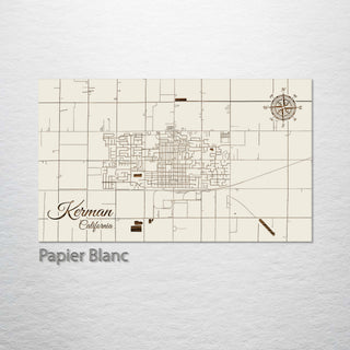 Kerman, California Street Map