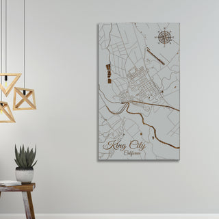 King City, California Street Map