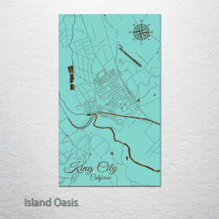 King City, California Street Map