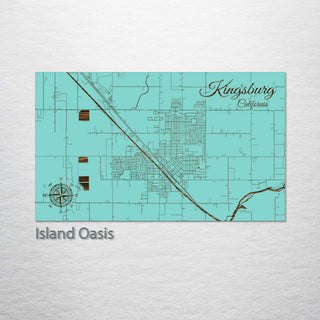 Kingsburg, California Street Map
