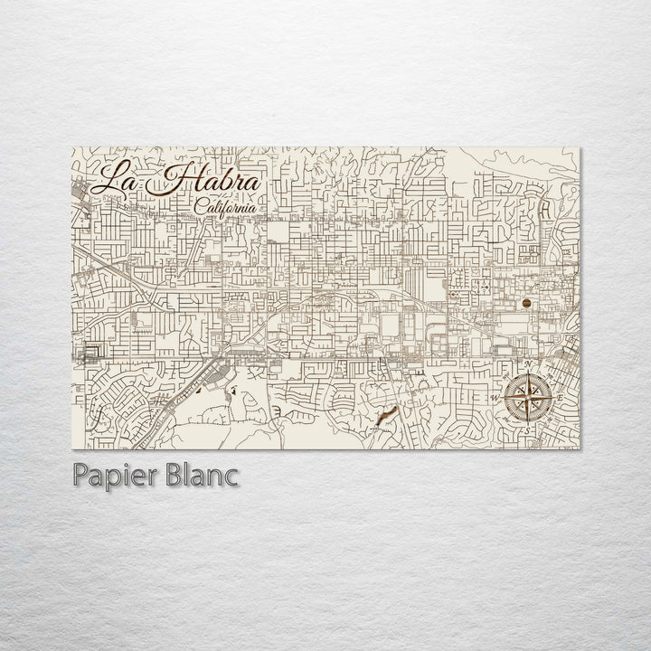 La Habra, California Street Map