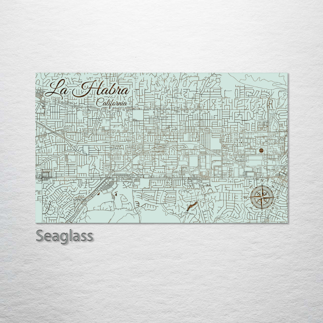 La Habra, California Street Map