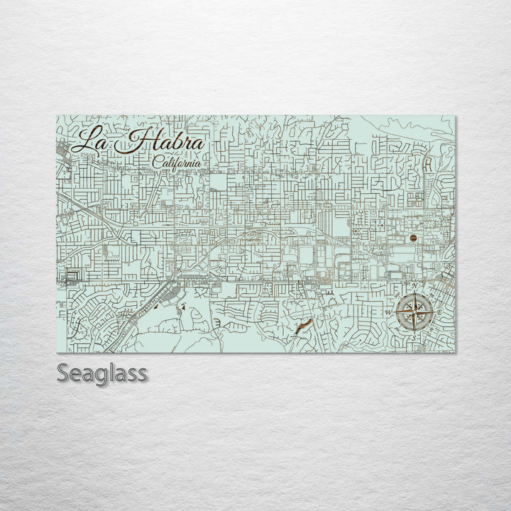 La Habra, California Street Map