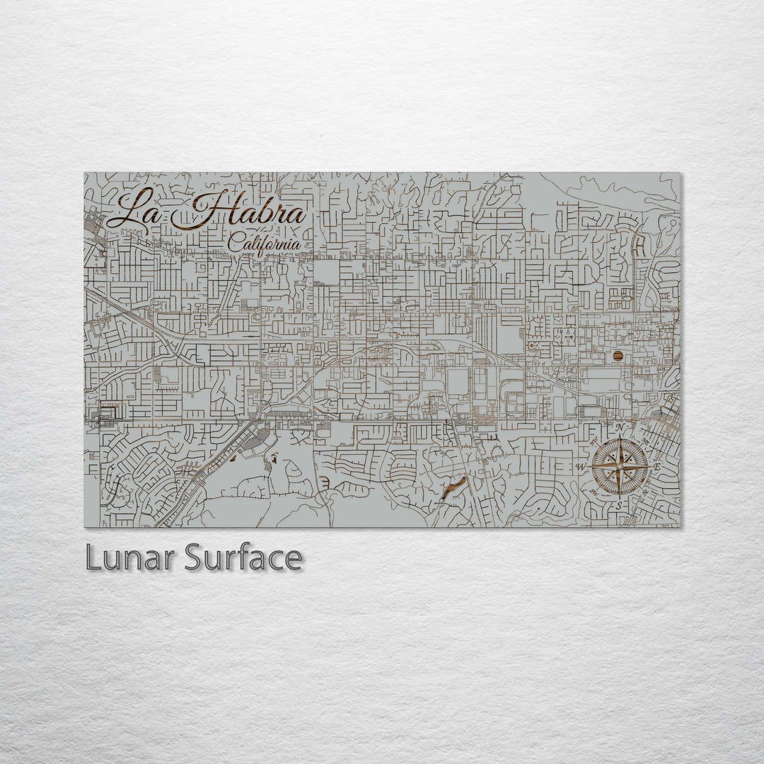 La Habra, California Street Map