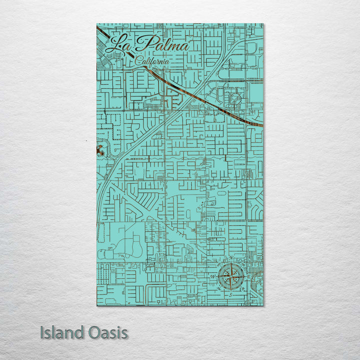 La Palma, California Street Map