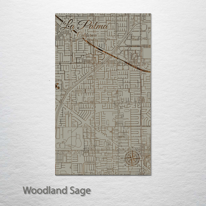 La Palma, California Street Map