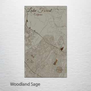 Lake Forest, California Street Map