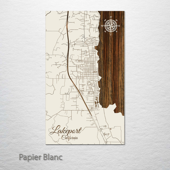 Lakeport, California Street Map
