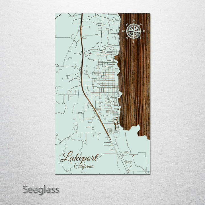 Lakeport, California Street Map
