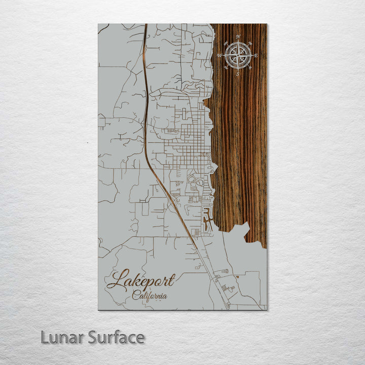 Lakeport, California Street Map