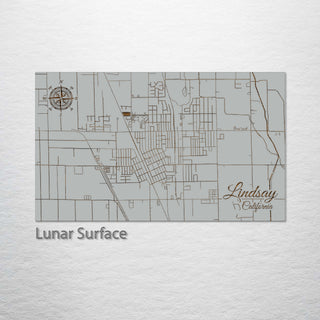 Lindsay, California Street Map