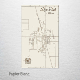 Live Oak, California Street Map