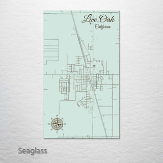 Live Oak, California Street Map