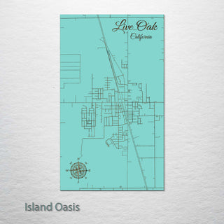 Live Oak, California Street Map