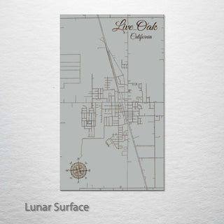 Live Oak, California Street Map