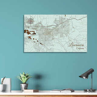 Livermore, California Street Map