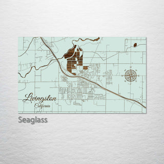 Livingston, California Street Map