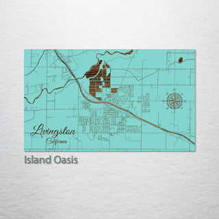 Livingston, California Street Map