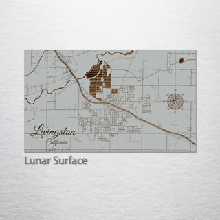 Livingston, California Street Map