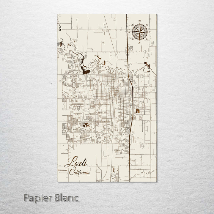 Lodi, California Street Map