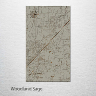 Loomis, California Street Map