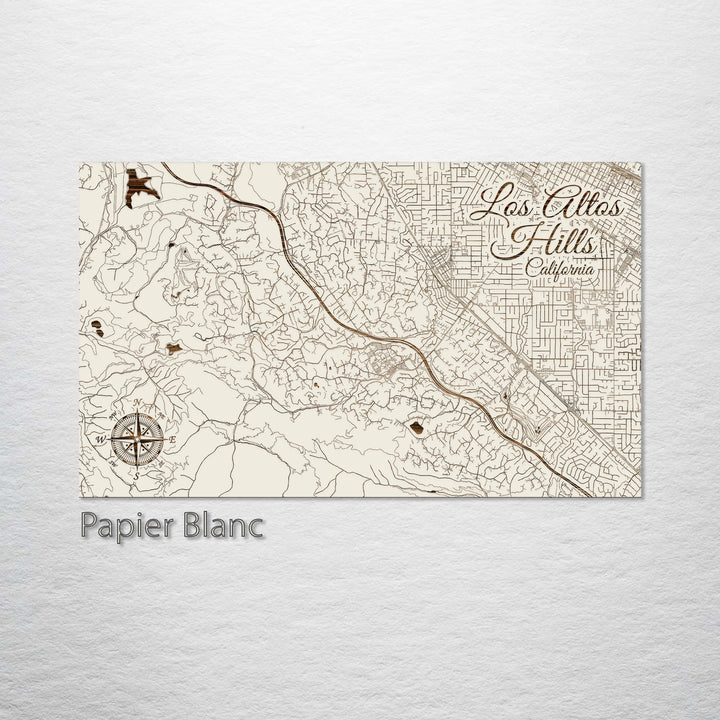Los Altos Hills, California Street Map