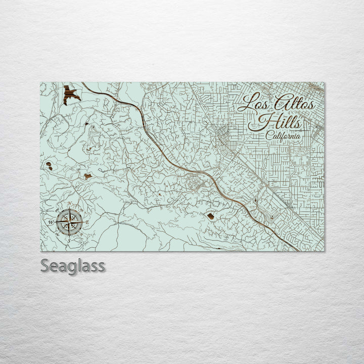 Los Altos Hills, California Street Map