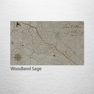 Los Altos Hills, California Street Map