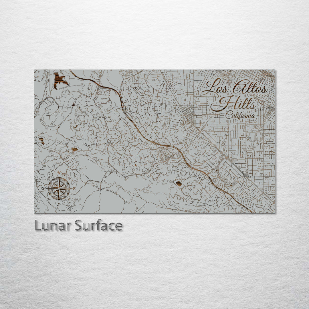 Los Altos Hills, California Street Map