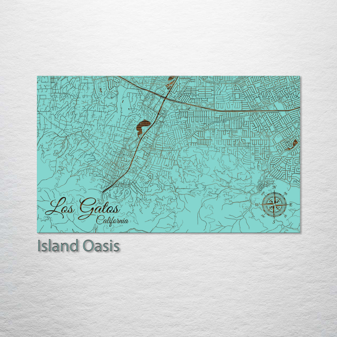 Los Gatos, California Street Map