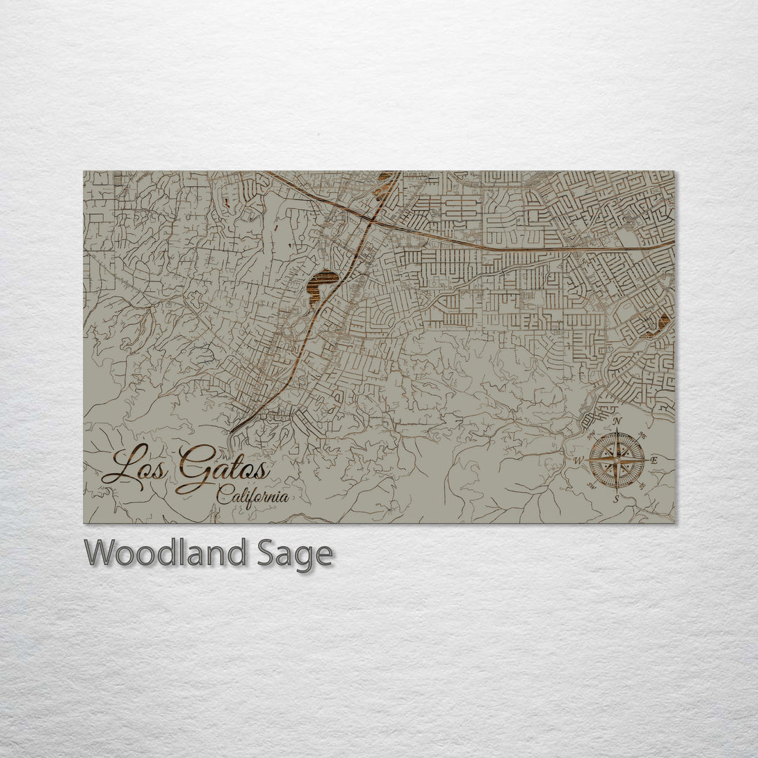 Los Gatos, California Street Map