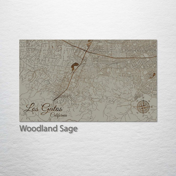 Los Gatos, California Street Map