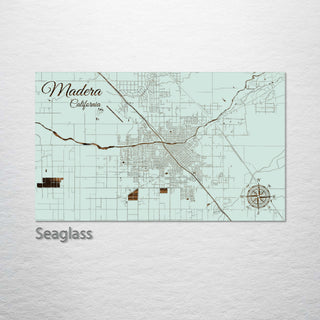 Madera, California Street Map