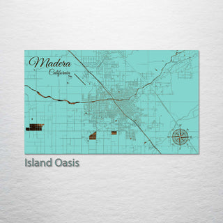 Madera, California Street Map