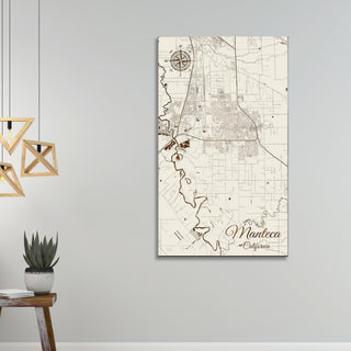 Manteca, California Street Map