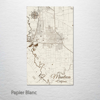 Manteca, California Street Map